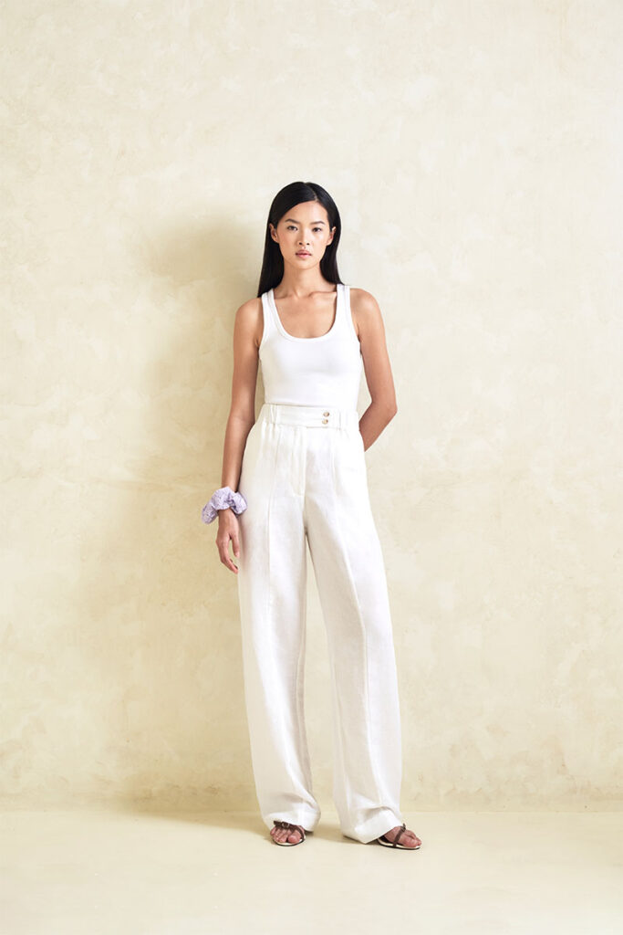 Lago Trousers in White